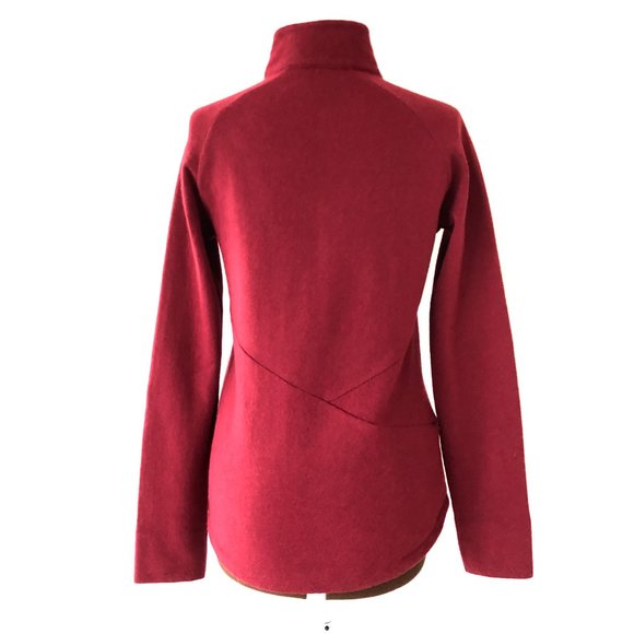 Wool Blend 1/4 Zip Sweater with Lumbar Pocket - Picture 3 of 8